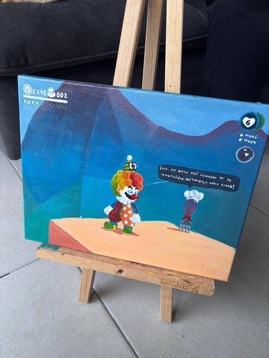 Mario odyssey pintura